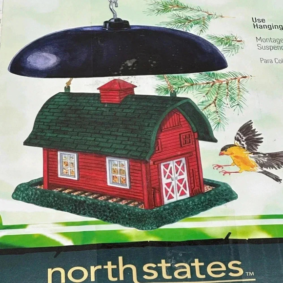 North States TwoWay Squirrel Baffle Protects Bird Feeders Hang or Pole Mount - Picture 6 of 6